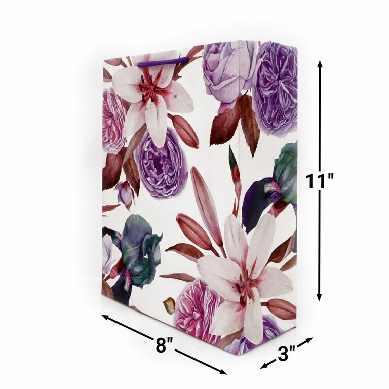 Lilly Flower Paper Bag